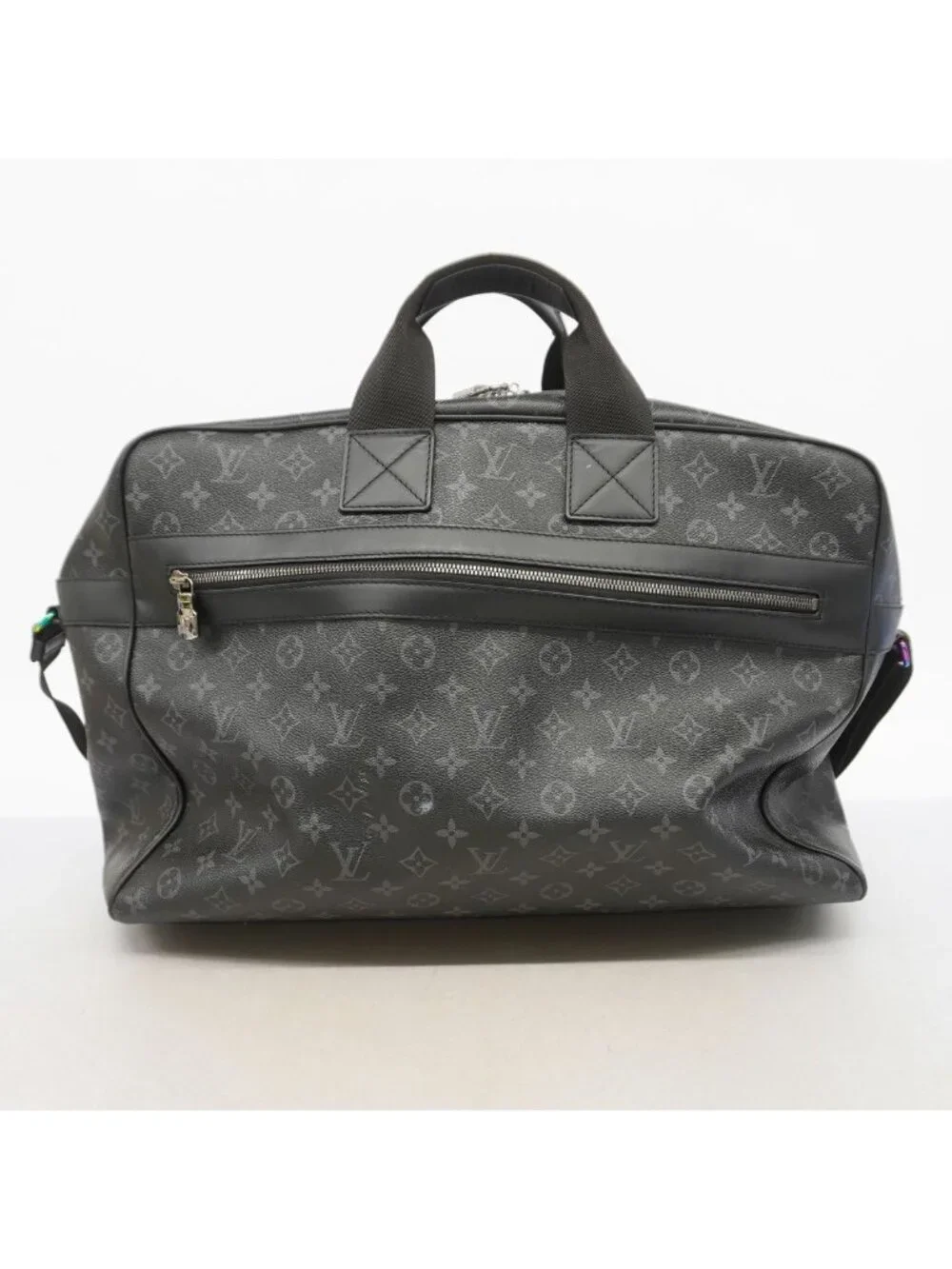 Louis Vuitton Boston Bag Monogram Eclipse Flash Black 2-Way Fragment Design